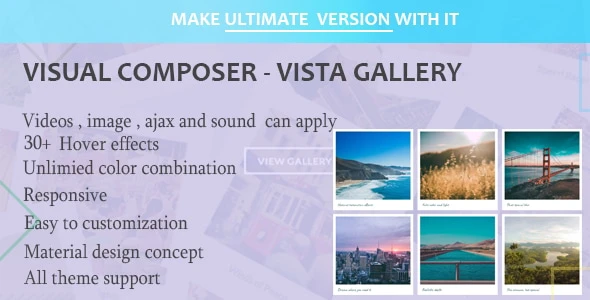 Visual Composer – Vista Gallery